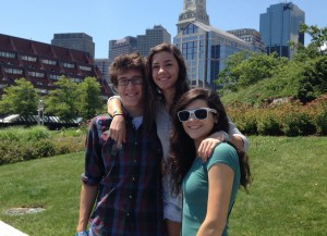 Zach, Rayanne, Jesse in Boston (July 2012)