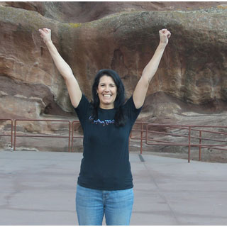 Happy at Red Rocks