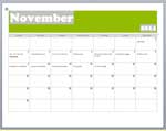 2014 Nov calendar 2