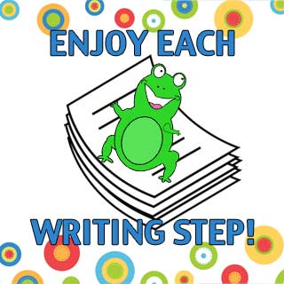 Enjoy each writing step