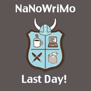 My First NaNoWriMo: Last Day!